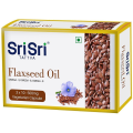 Sri Sri Tattva Flaxseed Oil In Veg 30 Capsule For Weight Loss, Cancer, Relieves Constipation & Diarrhea(1) 